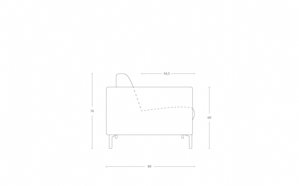 Dimensoes do produto poltrona mani